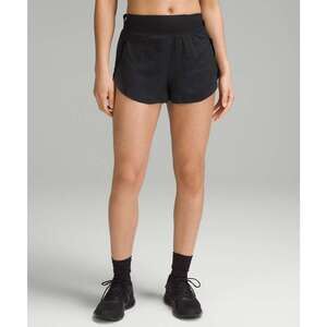 Lululemon Fast and Free High-Rise Short 2" Airflow, Black / Black, Size 4